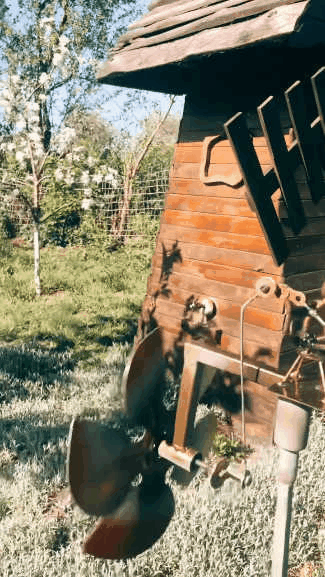 Vintage Steel Skull Totem
