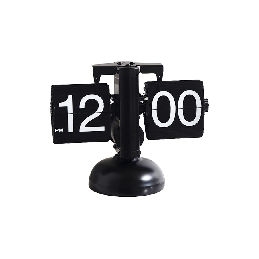 Automatic Page Turning Mechanical Clock Balance Calendar European Style Creative Gateway Desktop Decoration（With Battery）