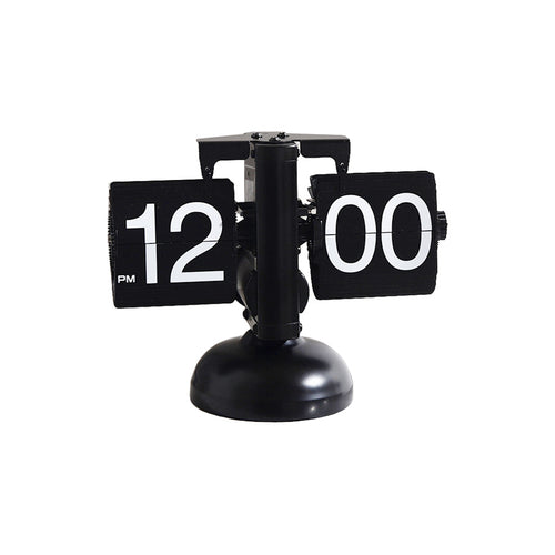 Automatic Page Turning Mechanical Clock Balance Calendar European Style Creative Gateway Desktop Decoration（With Battery）