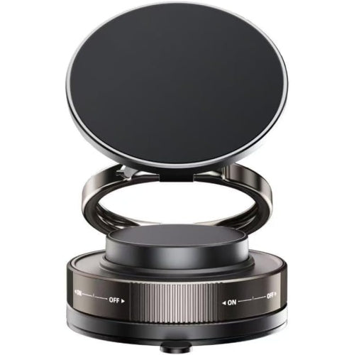 360° Adjustable Vacuum Magnetic Phone Holder, Suction Cup Mount for Magsafe, Portable Car Phone Stand for iPhone 11 and Above