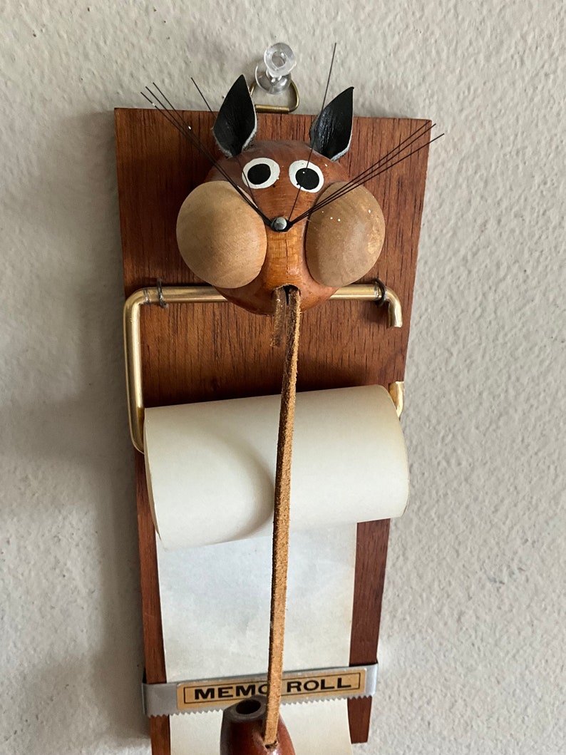 Retro Cat & Mouse Door Hanger Memo Pad
